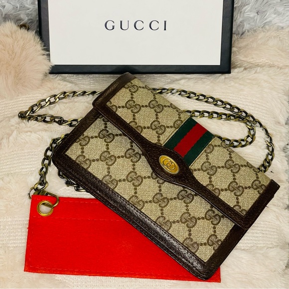 GUCCI GG Canvas Web Sherry Line - Picture 12 of 15
